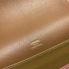 Hermès Roulis 19cm Evercolor 3G/Alezan Gold Hardware Roulis-031 Fully Hand-Stitched