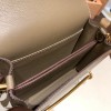 Hermès Roulis 19cm Evercolor 18/Étoupe Grey (Étoupe) Gold Hardware Roulis-037 Fully Hand-Stitched