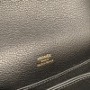 Hermès Roulis 19cm Evercolor 89/Black (Noir) Gold Hardware Roulis-039 Fully Hand-Stitched