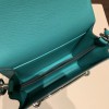 Hermès Roulis 19cm Evercolor 6H/Vert Veronese Silver Hardware Roulis-042 Fully Hand-Stitched
