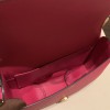 Hermès Cherche-Midi 18 Veau Epsom L3/Rose Purple Silver Hardware Cherche-044 Fully Hand-Stitched