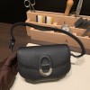 Hermès Cherche-Midi 18 Veau Epsom 89/Black (Noir) Silver Hardware Cherche-045 Fully Hand-Stitched
