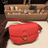 Hermès Cherche-Midi 18 Veau Epsom Q5/Rouge Casaque Silver Hardware Cherche-048 Fully Hand-Stitched