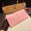 Hermès Jige Elan 29 Clutch Swift 3Q/Rose Sakura JigeElan-076 Fully Hand-Stitched