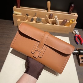 Hermès Jige Elan 29 Clutch Swift 37/Gold JigeElan-080 Fully Hand-Stitched