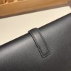 Hermès Jige Elan 29 Clutch Swift 89/Black (Noir) JigeElan-083 Fully Hand-Stitched