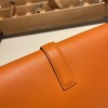 Hermès Jige Elan 29 Clutch Swift 9J/Feu JigeElan-086 Fully Hand-Stitched