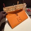 Hermès Jige Elan 29 Clutch Swift 9J/Feu JigeElan-086 Fully Hand-Stitched