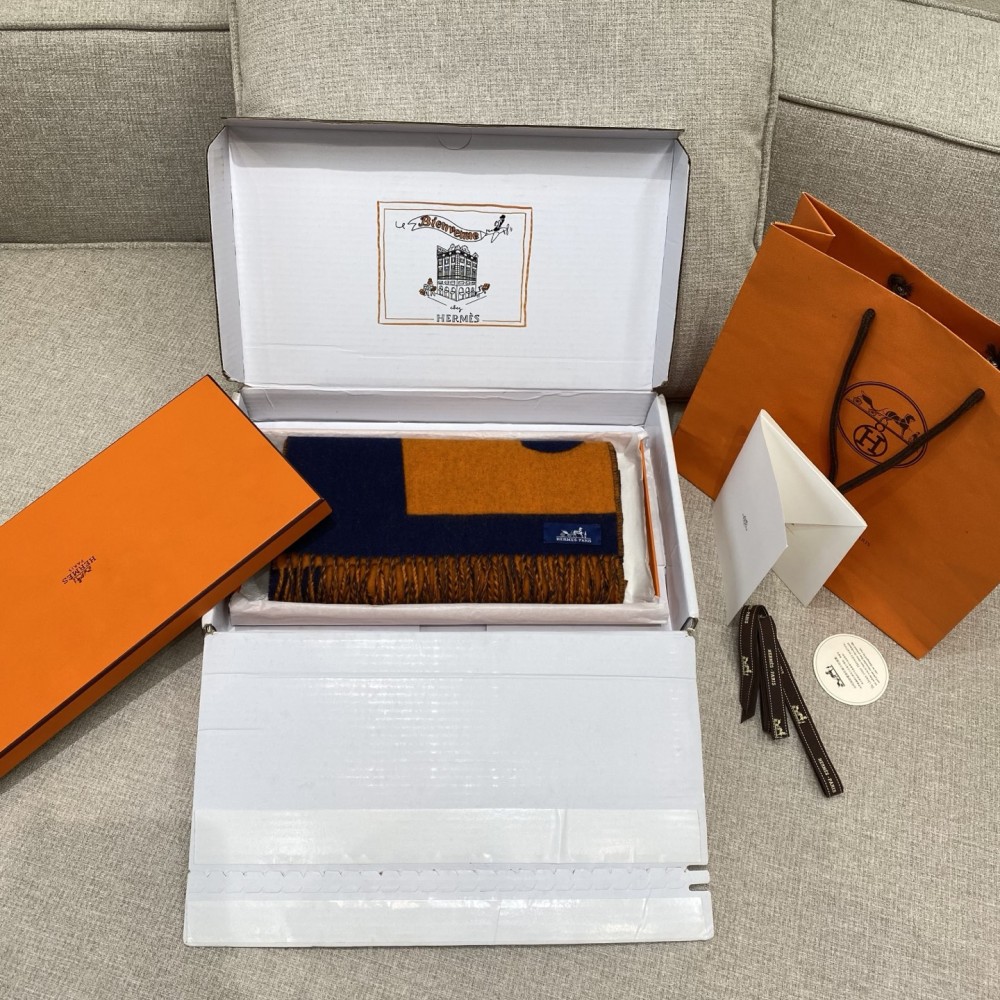 Hermes The Love Story of Noble Horses Hermès Orange Casaque Love Story Scarf