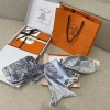 Hermes City of Noble Horses Silk Scarf