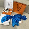 Hermes City of Noble Horses Silk Scarf