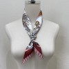 Hermes Saddle Flower Bouquet Twilly Small Scarf