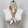 Hermes Saddle Flower Bouquet Twilly Small Scarf