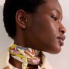 Hermes Saddle Flower Bouquet Twilly Small Scarf