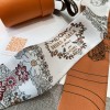 Hermes Gorgeous Rein Flower Version Twilly Small Scarf