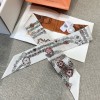 Hermes Gorgeous Rein Flower Version Twilly Small Scarf