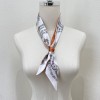 Hermes Gorgeous Rein Flower Version Twilly Small Scarf