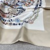 Hermes Gorgeous Rein Flower Version 90 Scarf