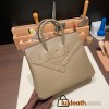  18/Étoupe Grey  Hermes Shadow Birkin25   swift 