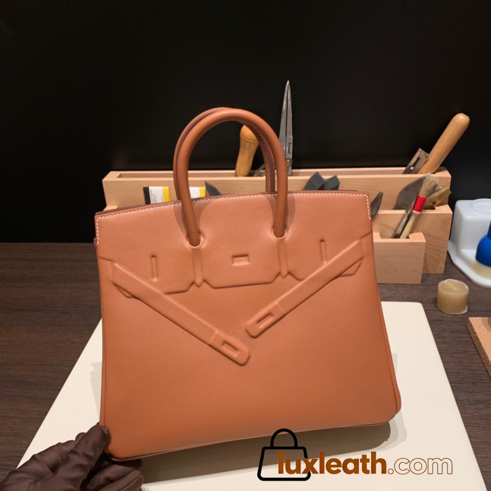  37 /Gold  Hermes Shadow Birkin25  swift 