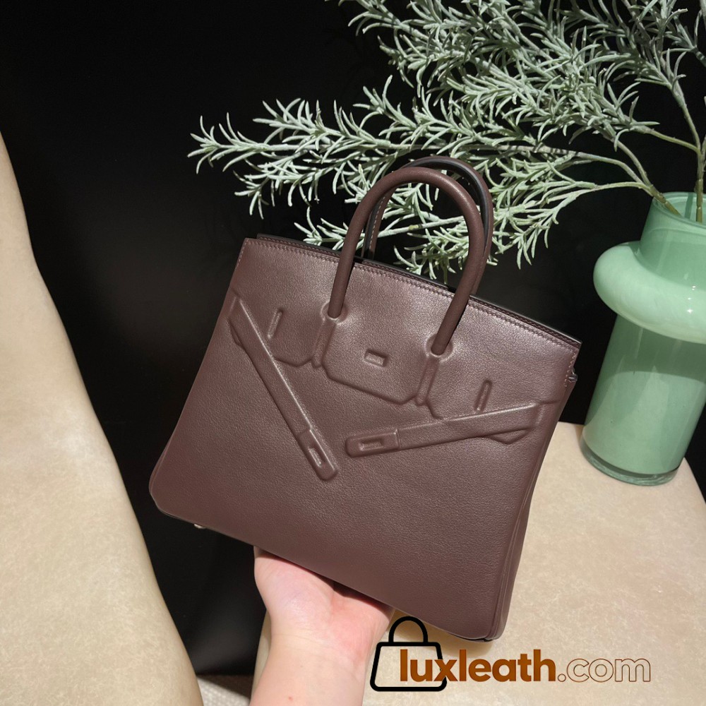  0G/Rouge Sellier  Hermes Shadow Birkin25  swift 