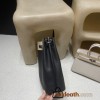 HERMES  Kelly 22cm CLEMENCE   89 Black (Noir) 