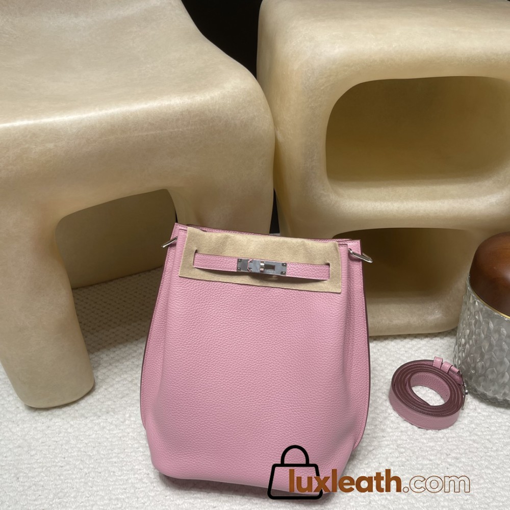HERMES  Kelly 22cm CLEMENCE   X9 Mauve Sylvestre 