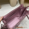 HERMES  Kelly 22cm CLEMENCE   X9 Mauve Sylvestre 
