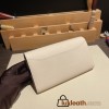 Hermès Constance Long Veau Epson 10/Craie Craie Gold Hardware wallet-027 Fully Hand-Stitched