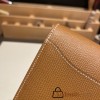 Hermès Constance Long Veau Epson 37/Gold Gold Silver Hardware wallet-033 Fully Hand-Stitched